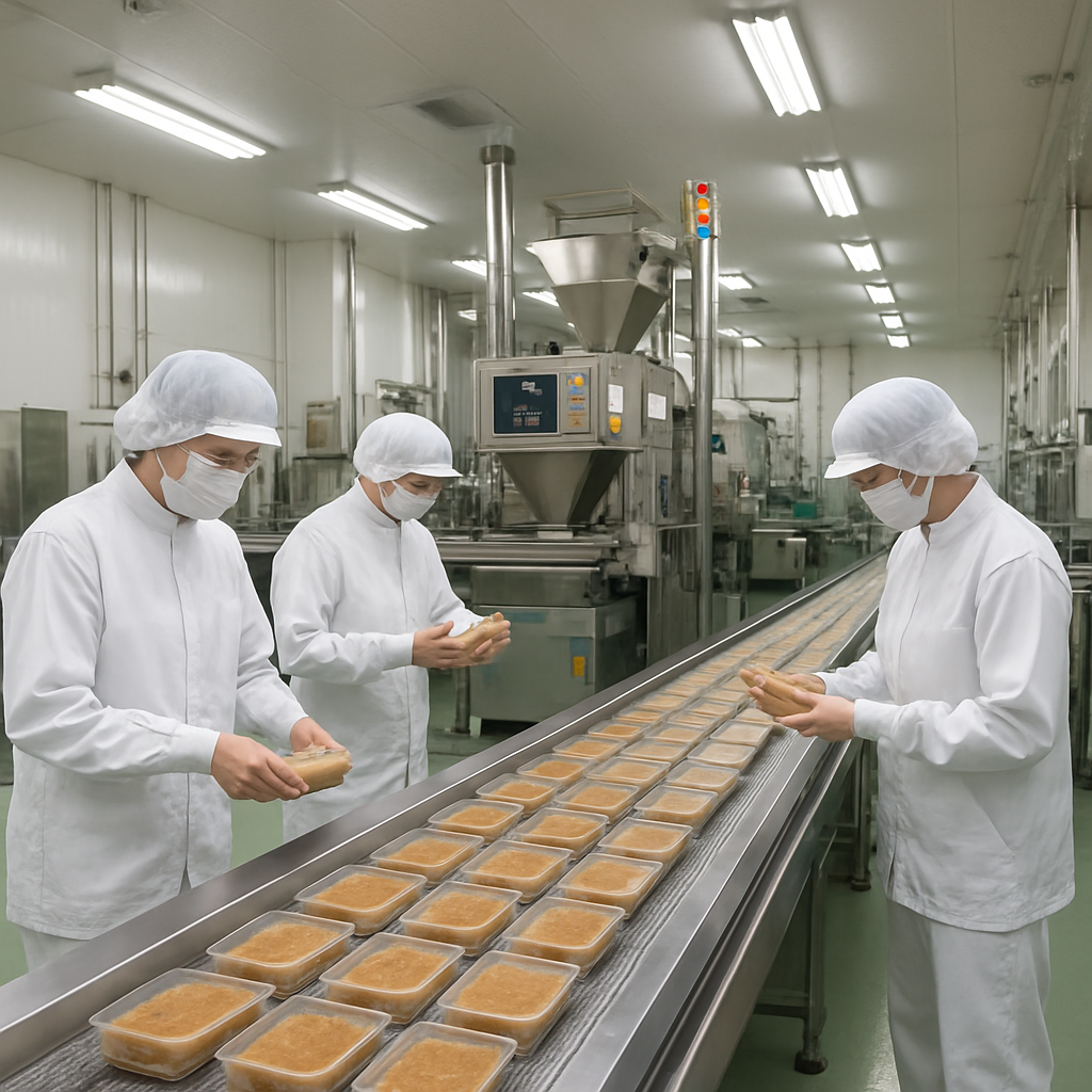 食品製造会社とPEファンドの事業承継の様子